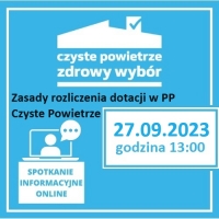 „Zasady rozliczenia dotacji w Programie Czyste Powietrze”