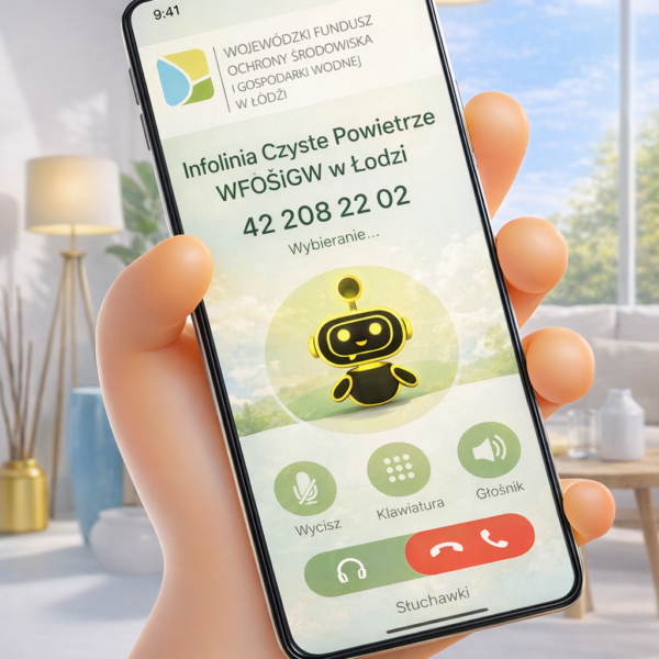 Zdjęcie prezentujące - Zadzwoń i sprawdź status wniosku przez Voicebota WFOŚiGW w Łodzi
