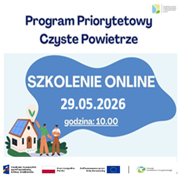 Zdjęcie prezentujące - Szkolenie online z Programu „Program Czyste Powietrze”