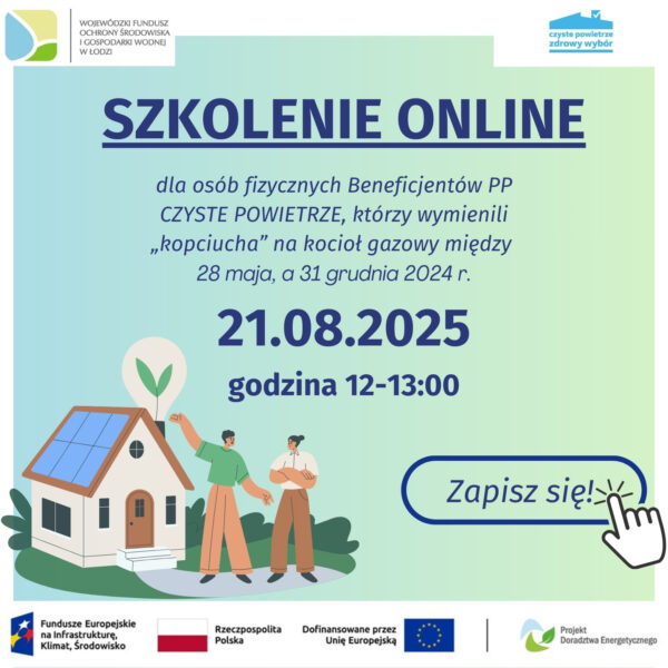 Zdjęcie prezentujące - Szkolenie pn.: Program Czyste Powietrze – Nowa część 5 programu dla Beneficjentów