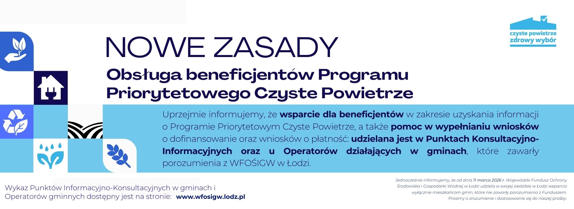 Baner - Czyste Powietrze